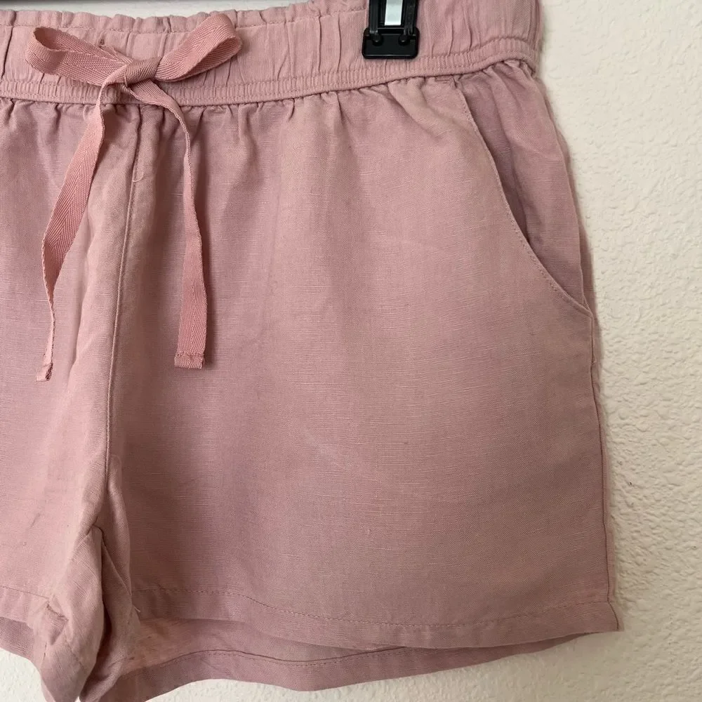 Body Essentials by Tchibo Women Drawstring Linen Blend Short - Picture 3 of 4